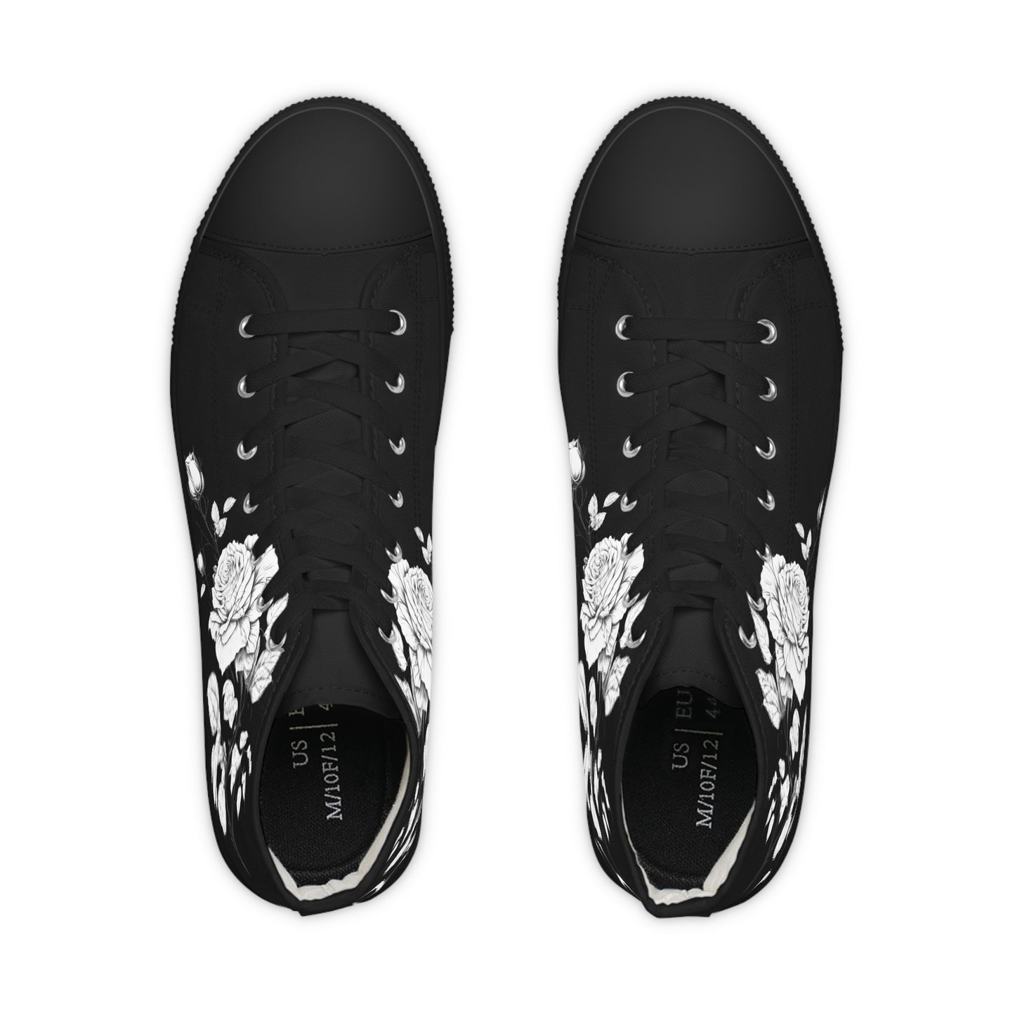 Floral Pattern High Top Sneakers
