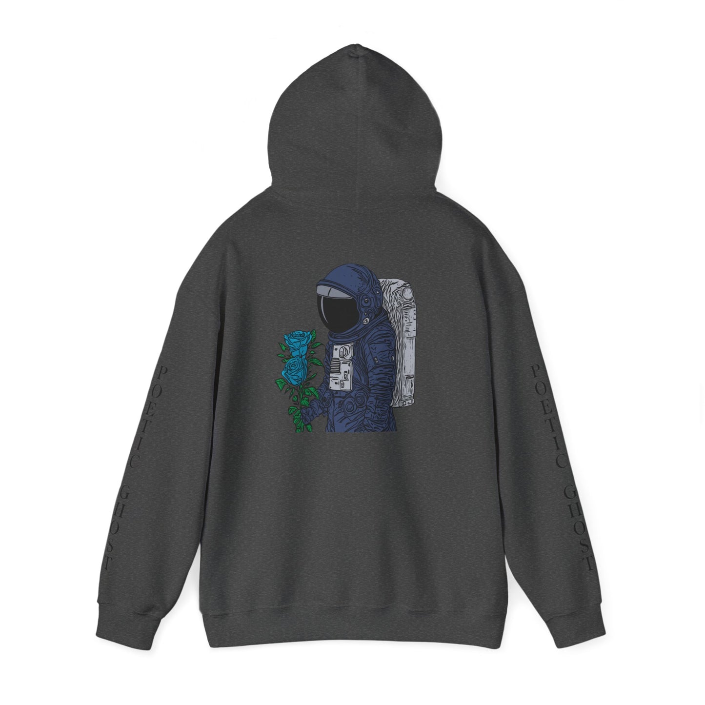 Poetic Ghost Floral Astronaut Design