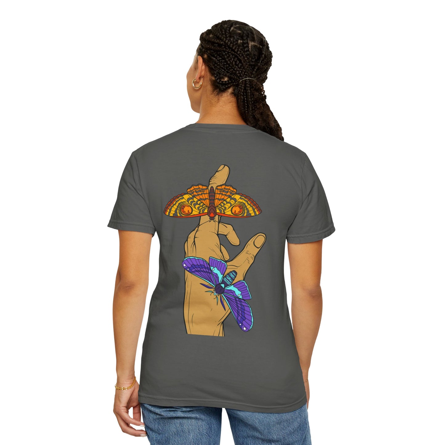 Moth Design Garment-Dyed T-shirt