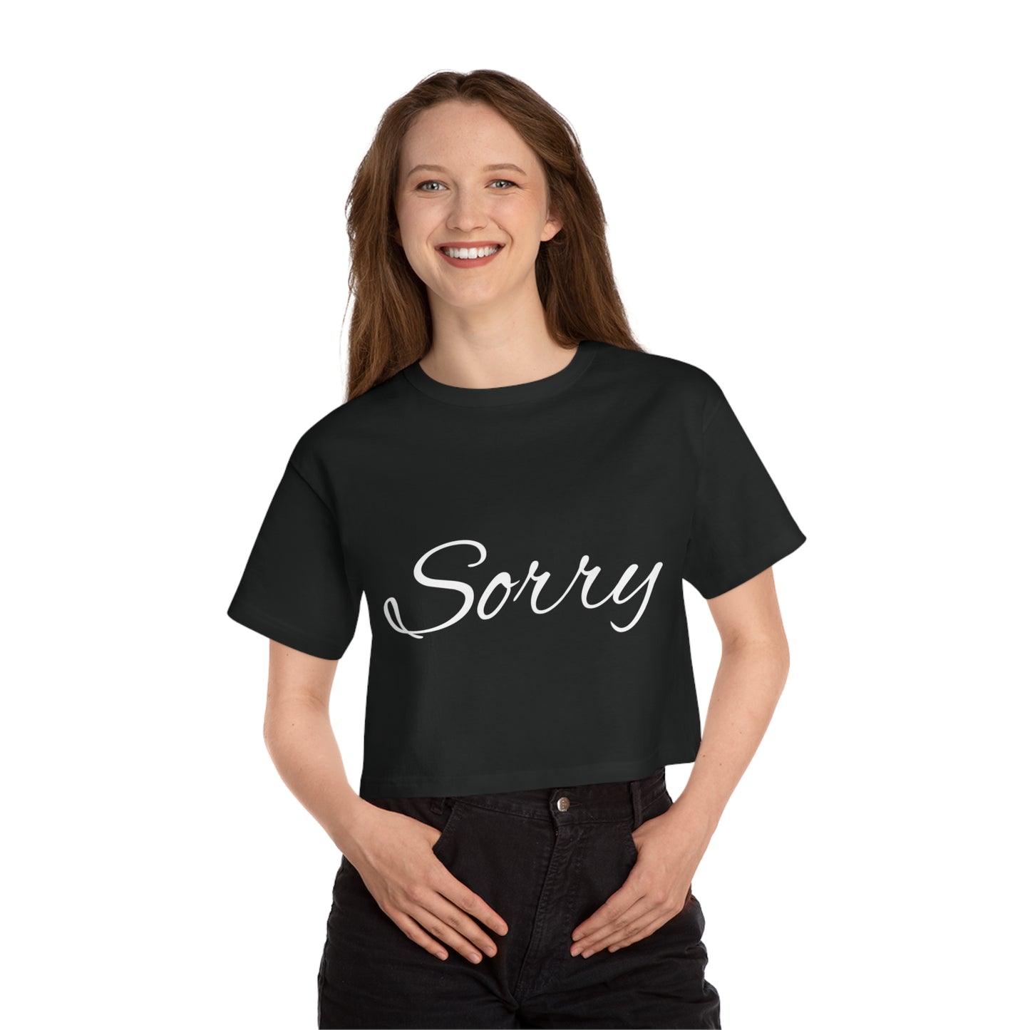 Cropped T-Shirt, Long Line Coffee Lover Design