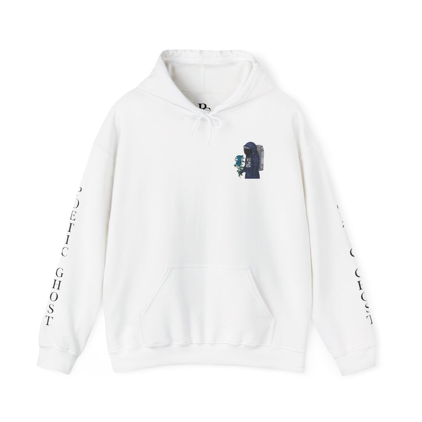 Poetic Ghost Floral Astronaut Design