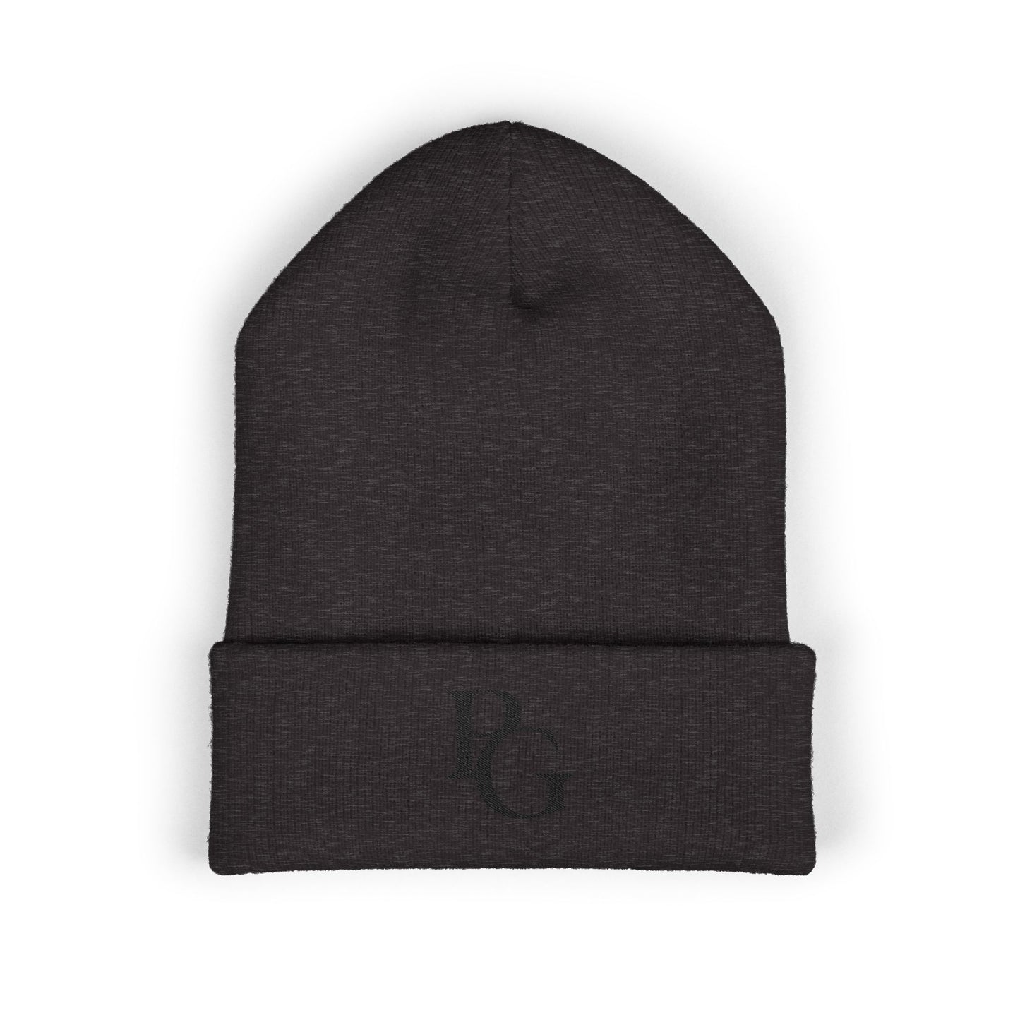 Classic Cuffed Beanie with PG Embroidery - Cozy Winter Accessory