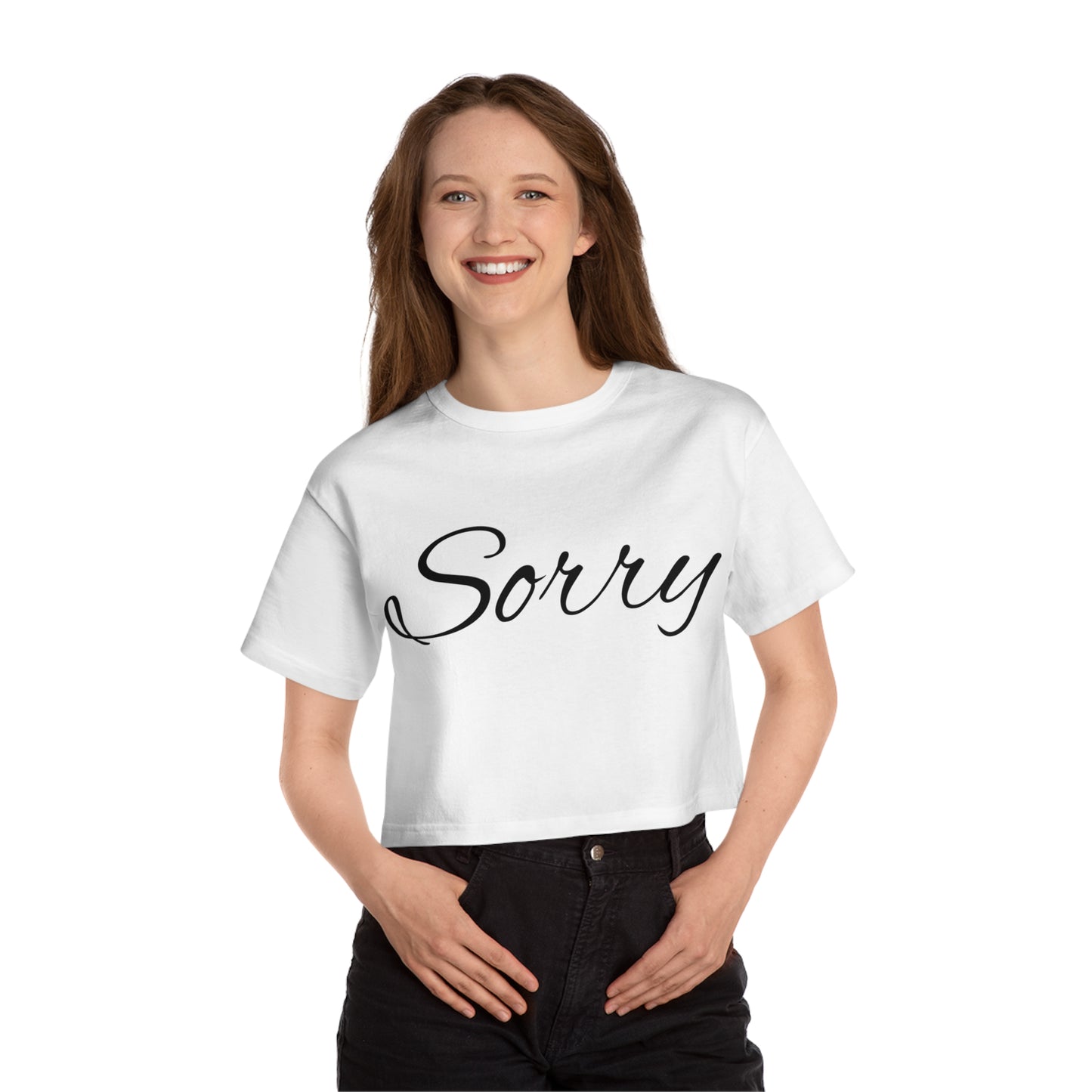 Cropped T-Shirt, Long Line Coffee Lover Design
