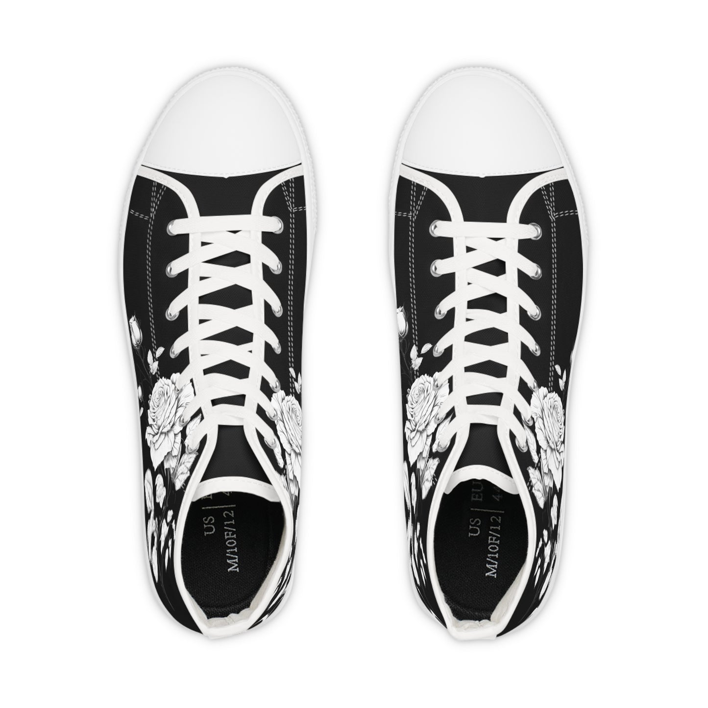 Floral Pattern High Top Sneakers