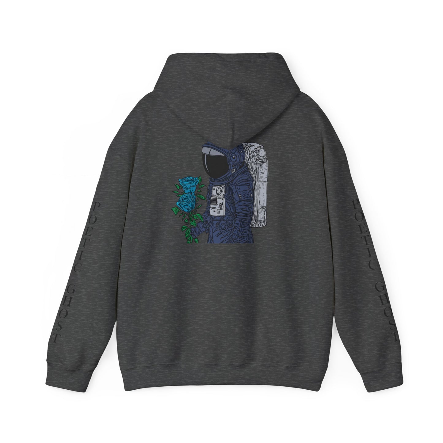 Poetic Ghost Floral Astronaut Design
