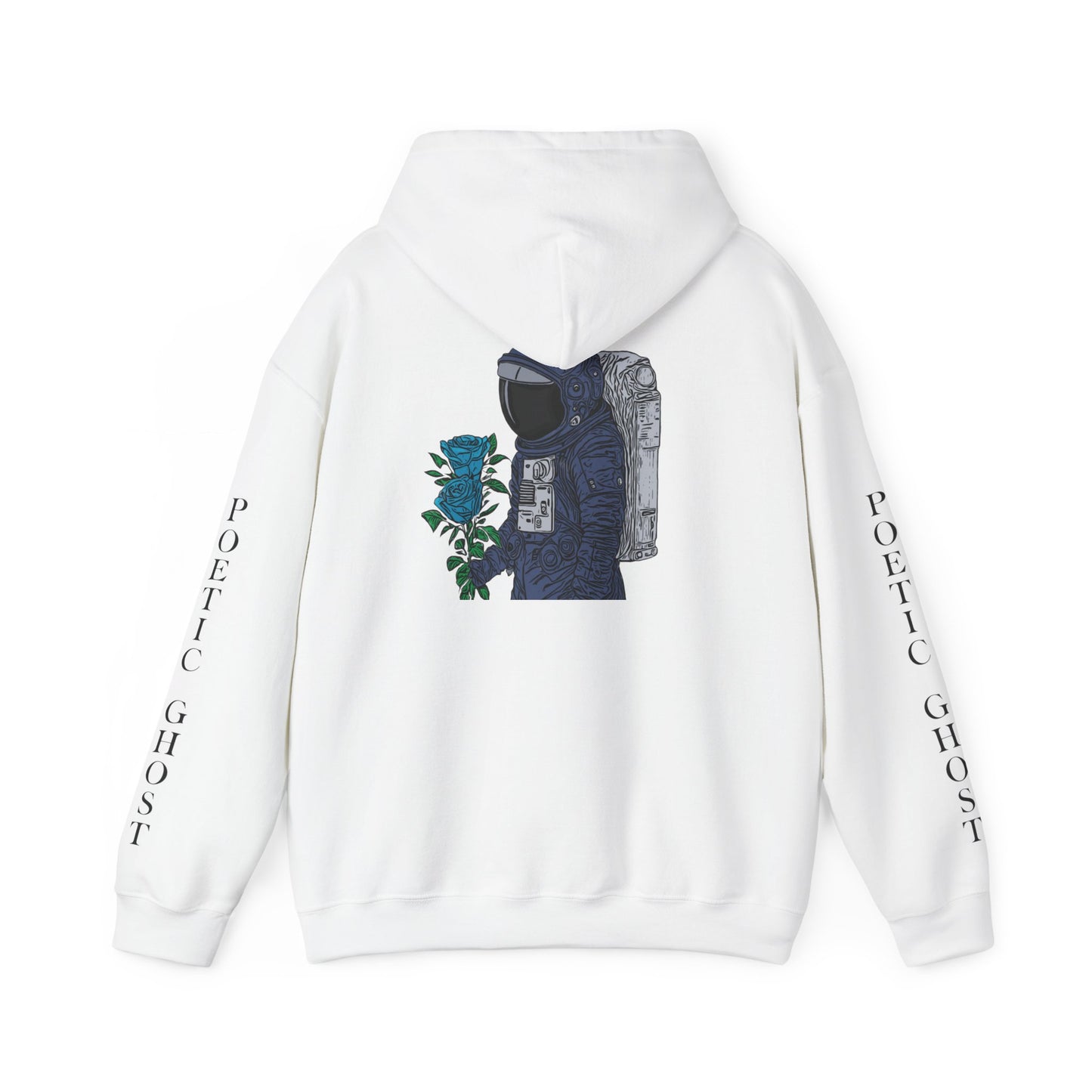 Poetic Ghost Floral Astronaut Design