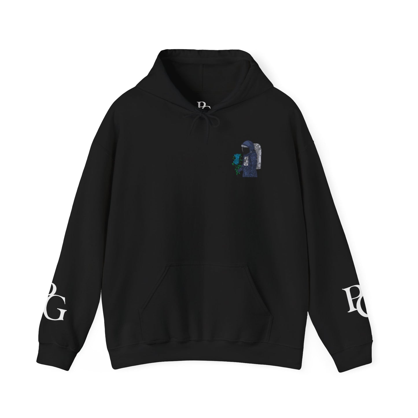 Poetic Ghost Floral Astronaut Design