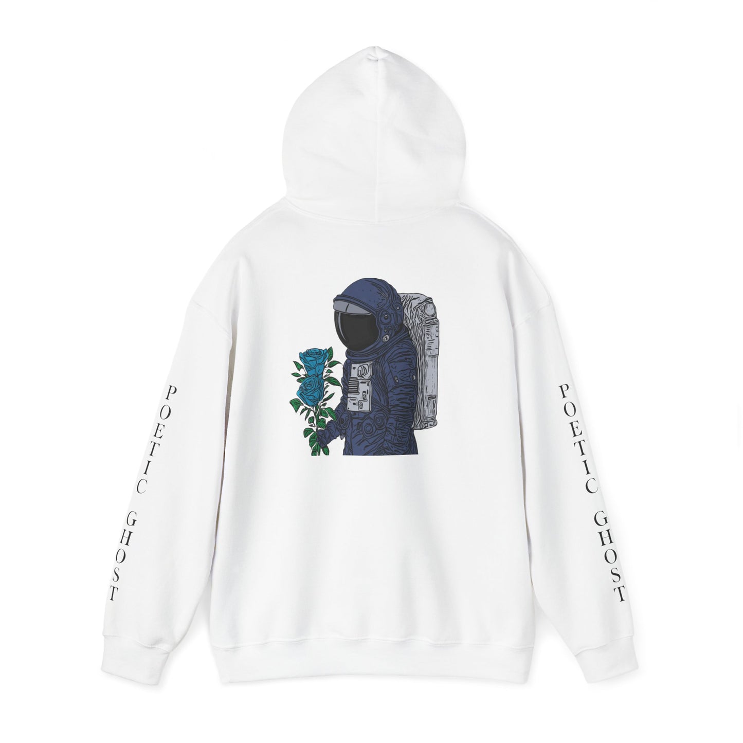 Poetic Ghost Floral Astronaut Design