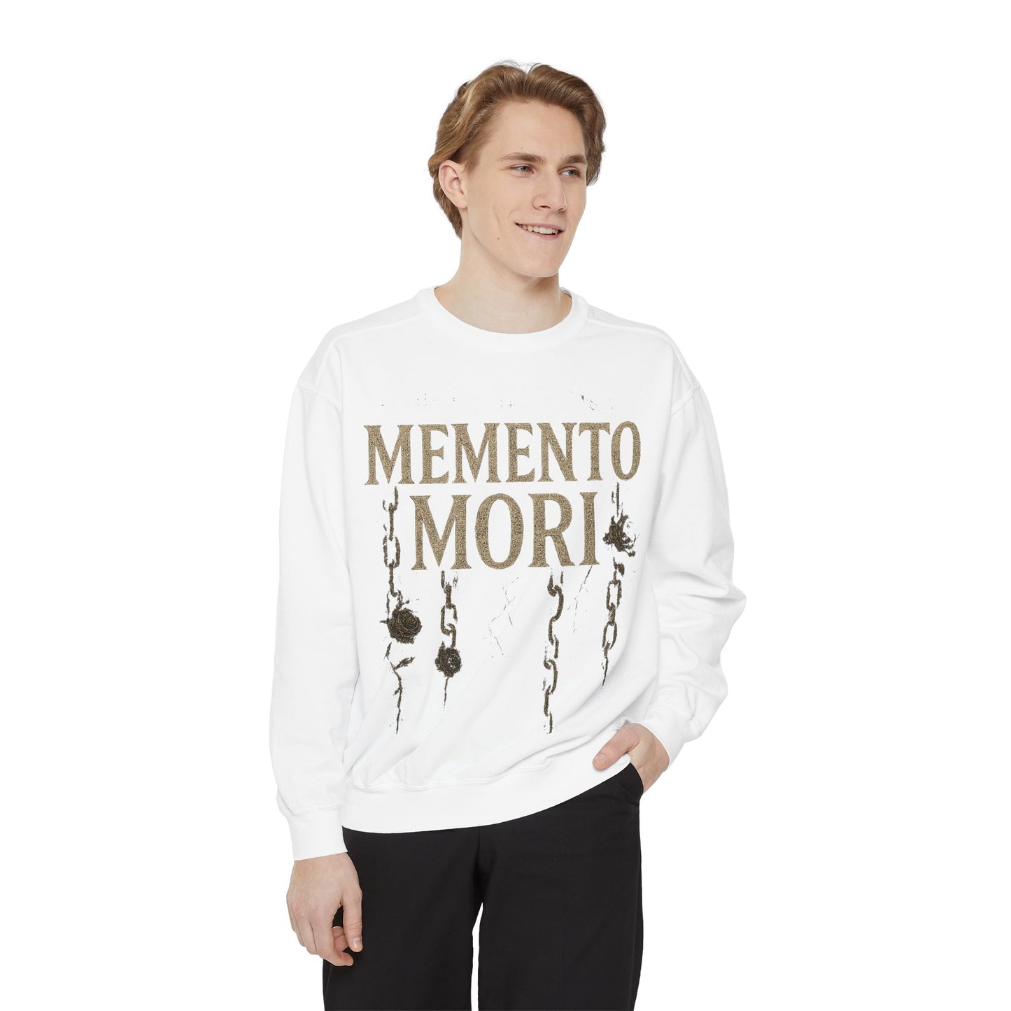 Memento Mori Sweatshirt - Summer Nights Cozy Wear