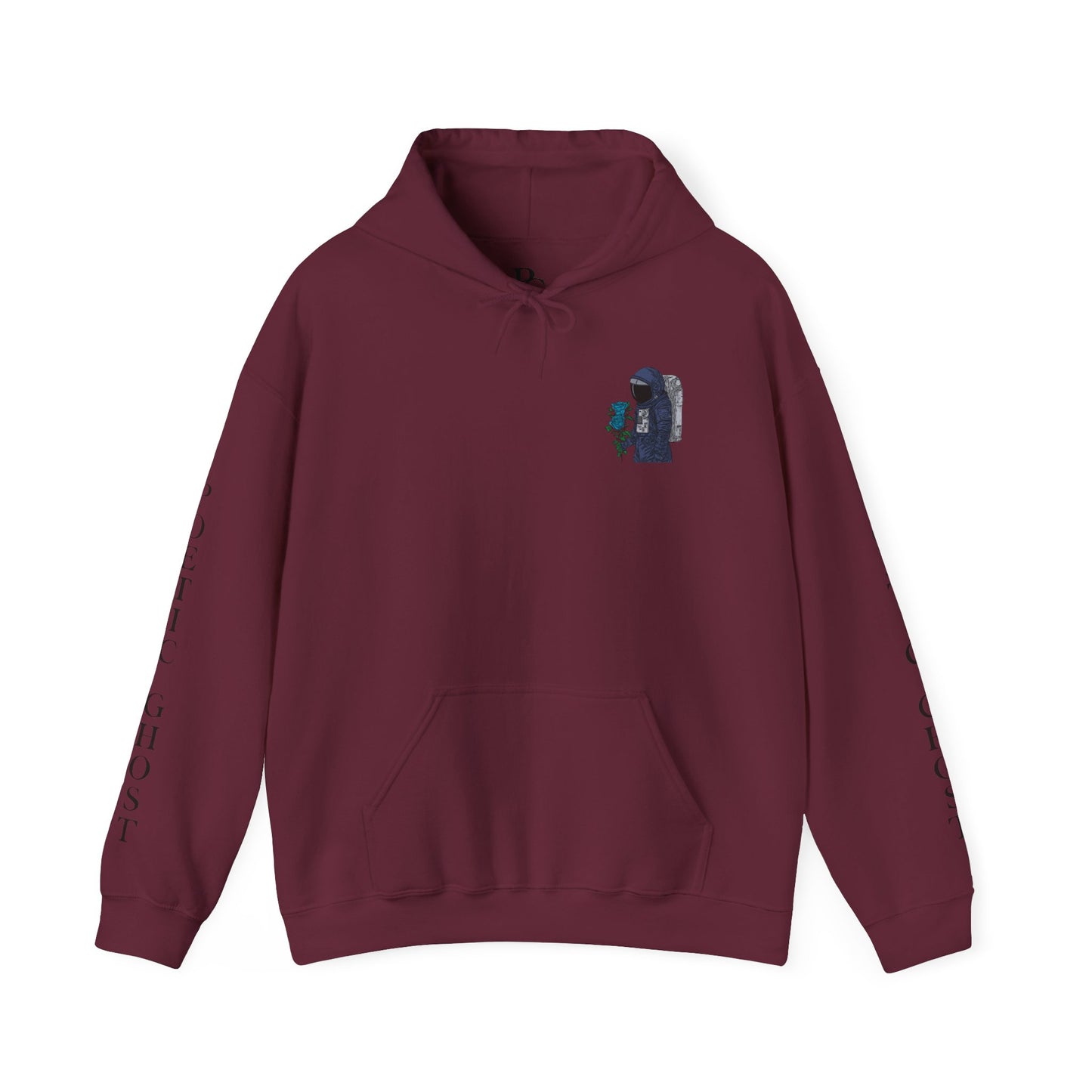 Poetic Ghost Floral Astronaut Design