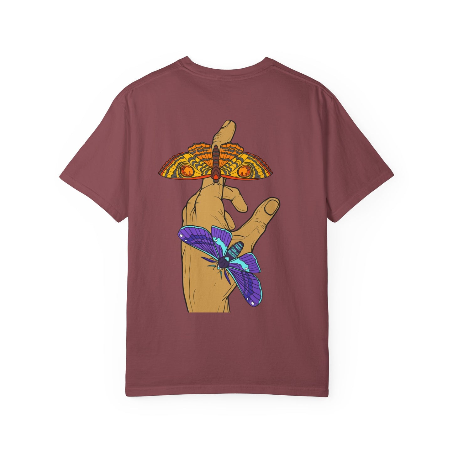 Moth Design Garment-Dyed T-shirt
