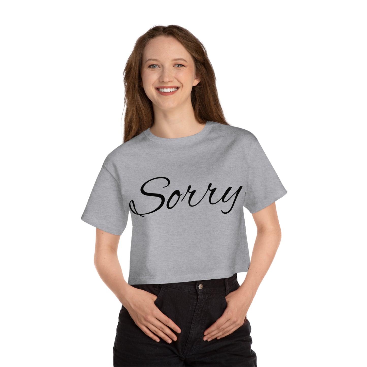 Cropped T-Shirt, Long Line Coffee Lover Design