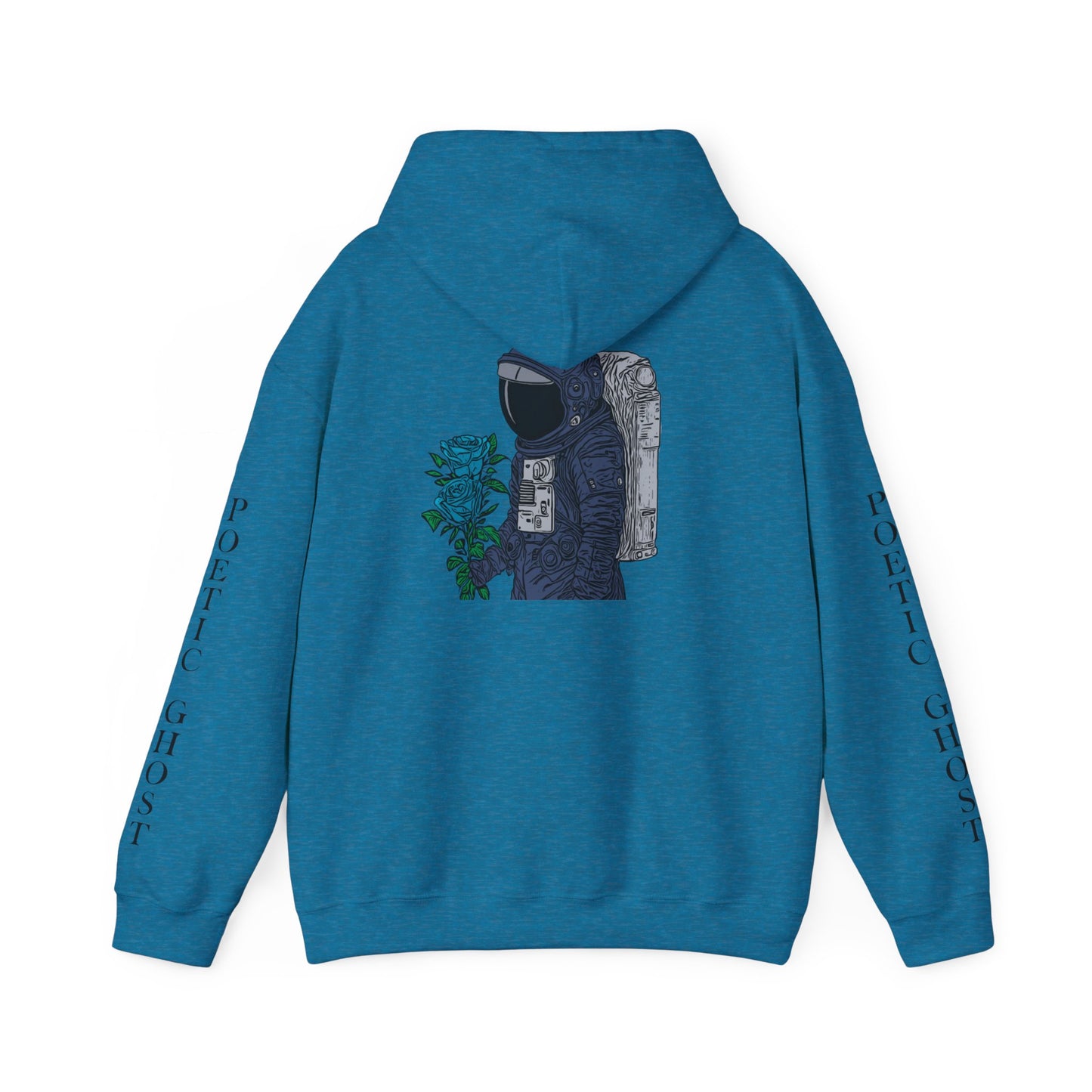 Poetic Ghost Floral Astronaut Design