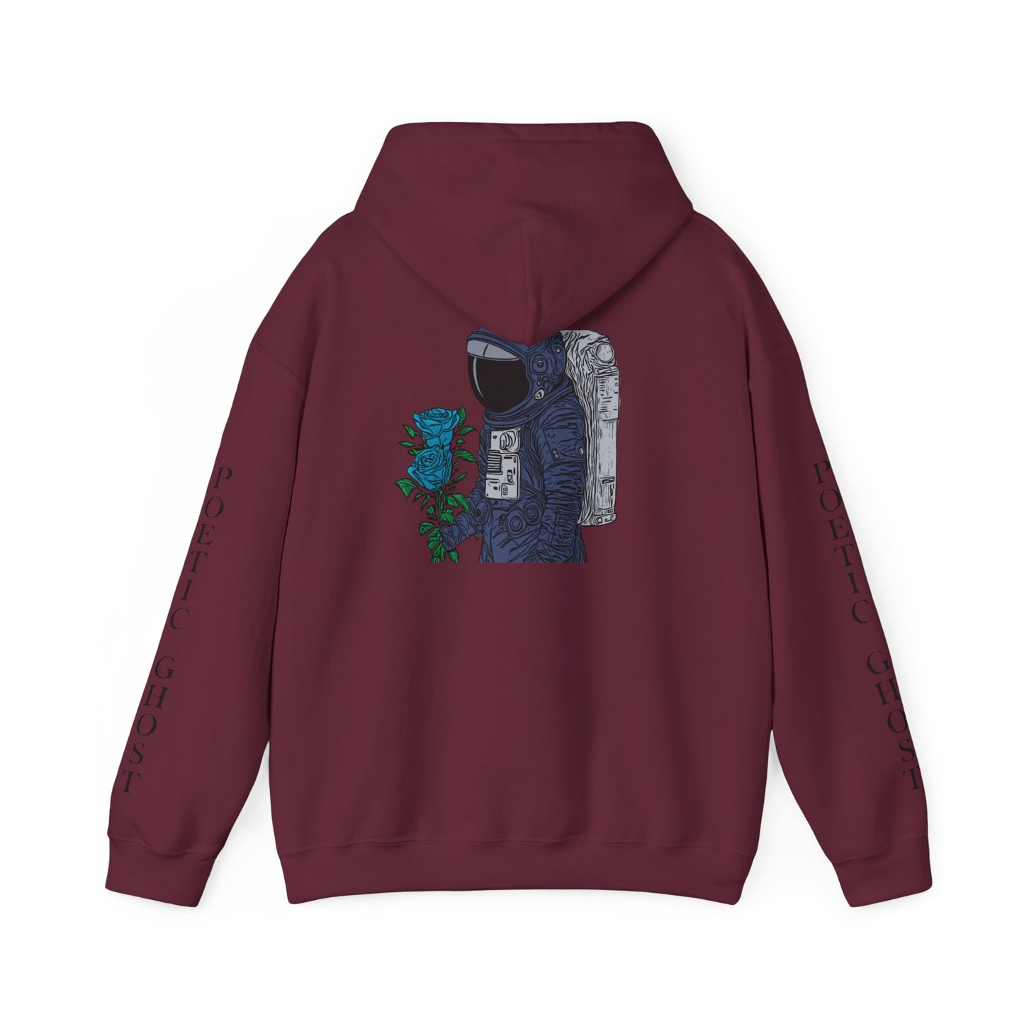 Poetic Ghost Floral Astronaut Design