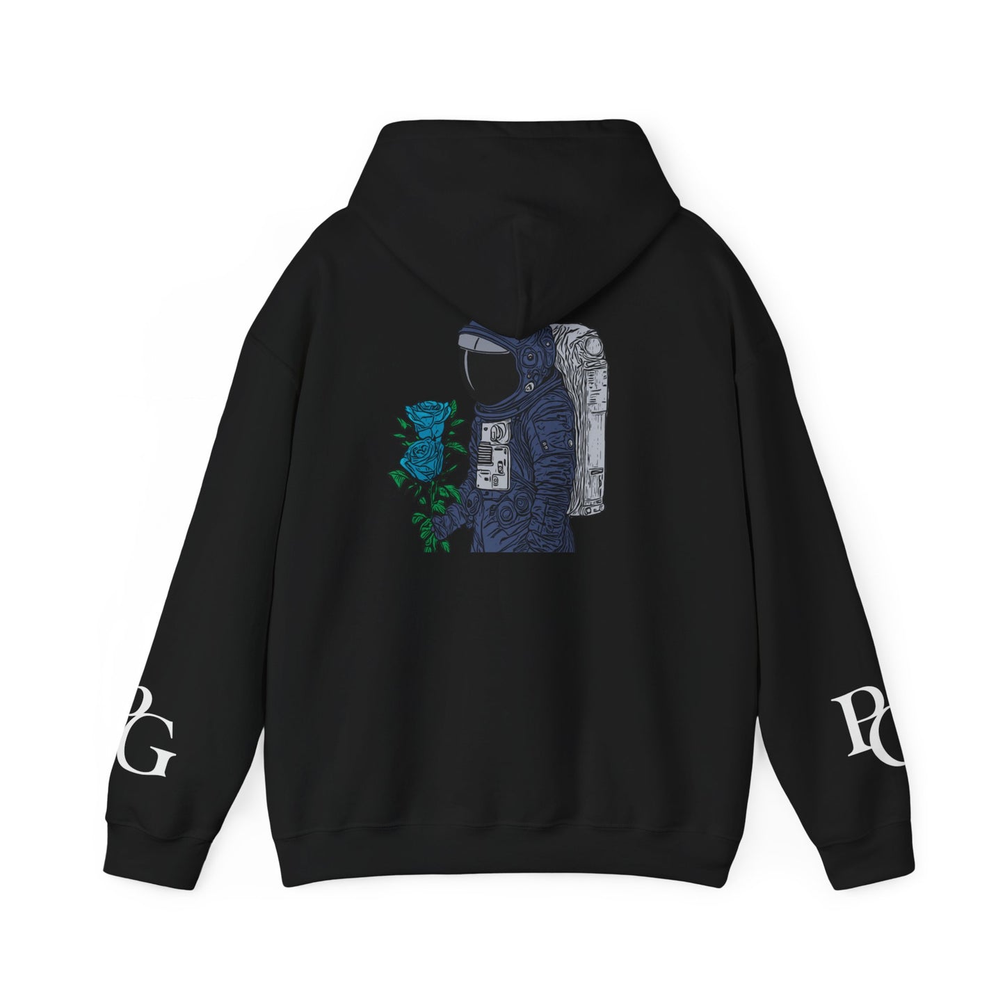 Poetic Ghost Floral Astronaut Design