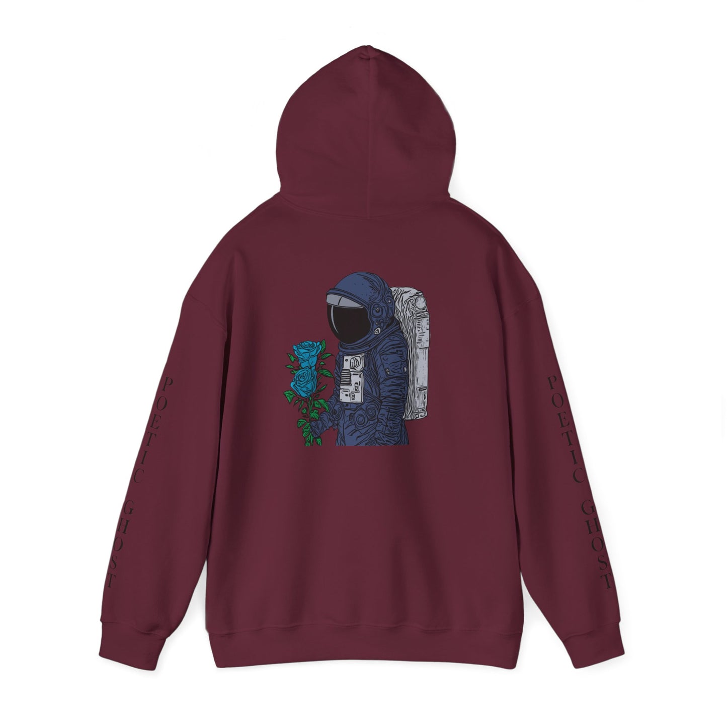 Poetic Ghost Floral Astronaut Design