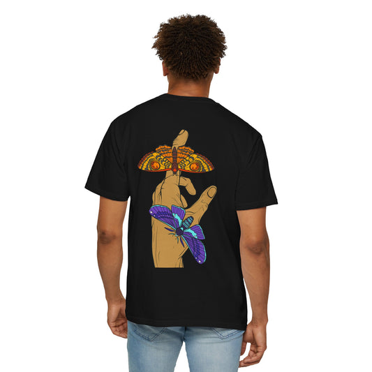 Moth Design Garment-Dyed T-shirt