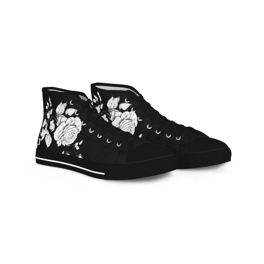 Floral Pattern High Top Sneakers