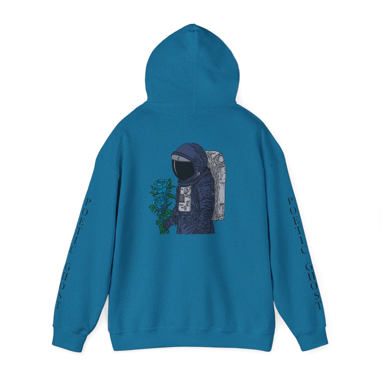 Poetic Ghost Floral Astronaut Design